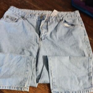 Light Blue Denim Jean Capris